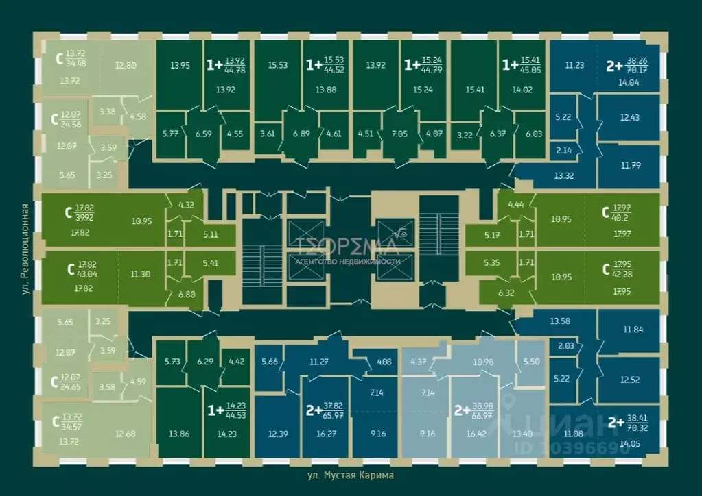 Офис в Башкортостан, Уфа Революционная ул., 39 (70 м) - Фото 1