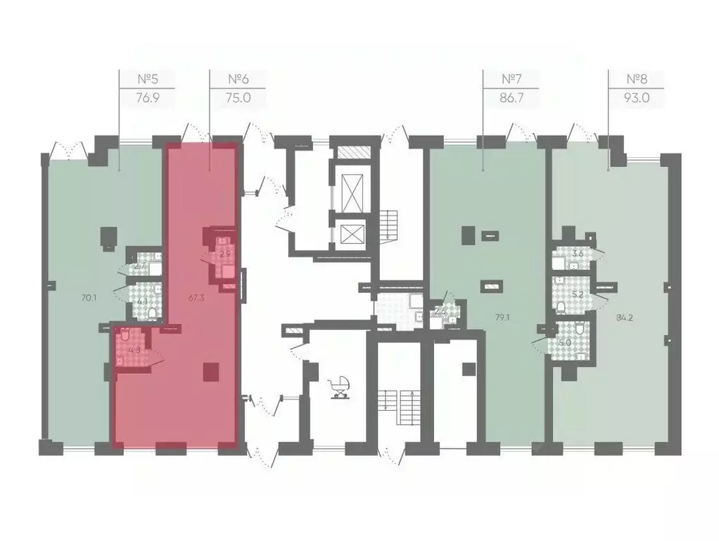 Помещение свободного назначения в Санкт-Петербург Партизанская ул., 5 ... - Фото 2