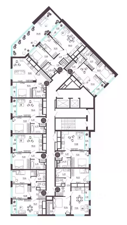 1-к кв. Рязанская область, Рязань Московское ш. (45.46 м) - Фото 1