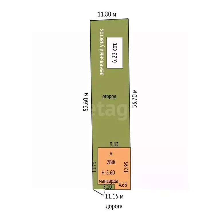 Дом в Краснодарский край, Новороссийск Интернациональная ул., 39 (188 ... - Фото 1