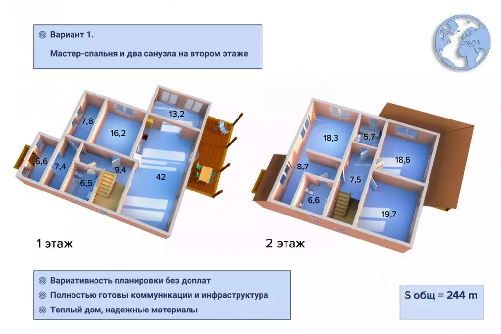 Дом в Ленинградская область, Всеволожский район, Агалатовское с/пос, ... - Фото 2