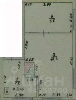 2-к кв. Пермский край, Кунгур Сибирский тракт, 4-й км, 3 (34.3 м) - Фото 1