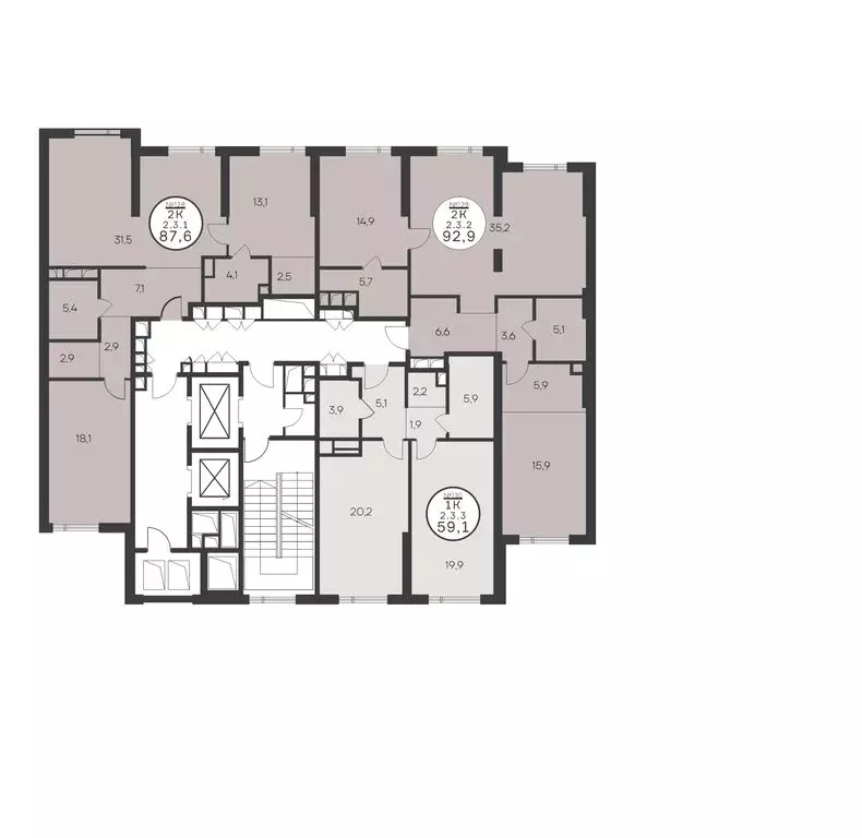 2-комнатная квартира: Москва, Крылатская улица, 33к1 (92.9 м) - Фото 1