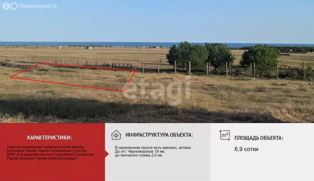 Участок в село Громово, Школьная улица (6.9 м) - Фото 1