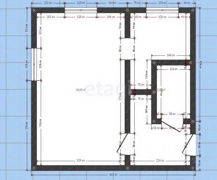 1-к кв. Бурятия, Улан-Удэ ул. Добролюбова, 4 (32.2 м) - Фото 2