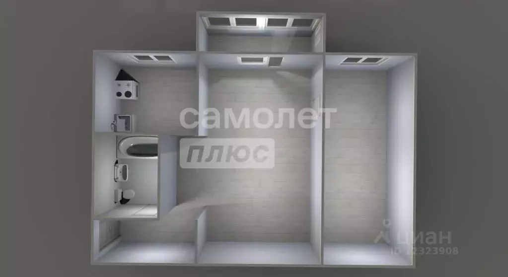 2-к кв. Московская область, Подольск Молодежная ул., 5 (43.0 м) - Фото 2