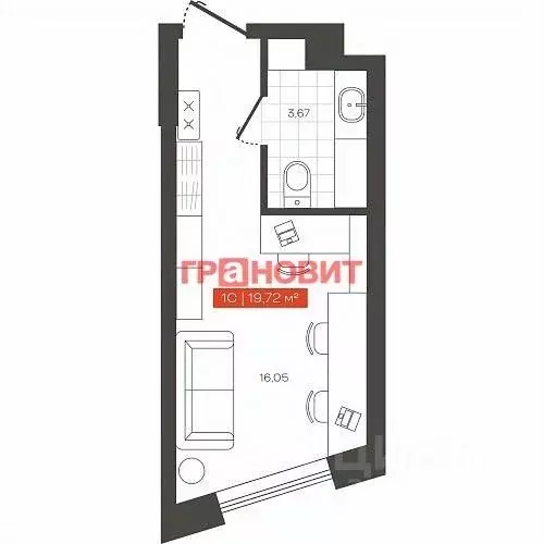 Офис в Новосибирская область, Новосибирск ул. Добролюбова, 4 (20 м) - Фото 0