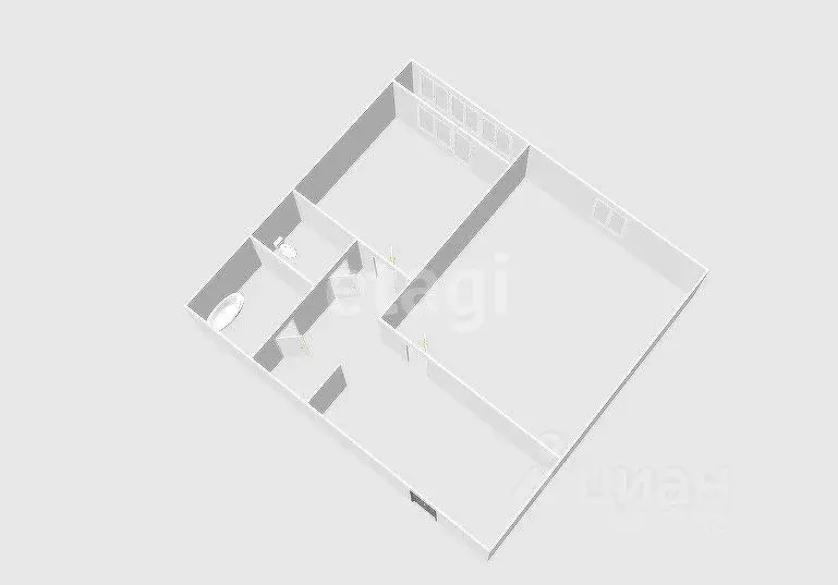 1-к кв. Сахалинская область, Анивский городской округ, с. Троицкое ул. ... - Фото 2