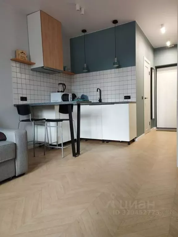 Студия Санкт-Петербург ул. Плесецкая, 10 (22.0 м) - Фото 1