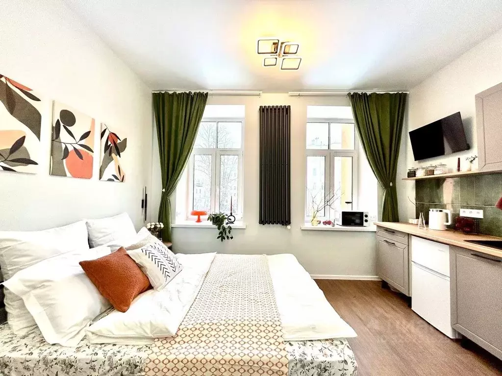 Студия Санкт-Петербург ул. Черняховского, 56 (18.0 м) - Фото 1