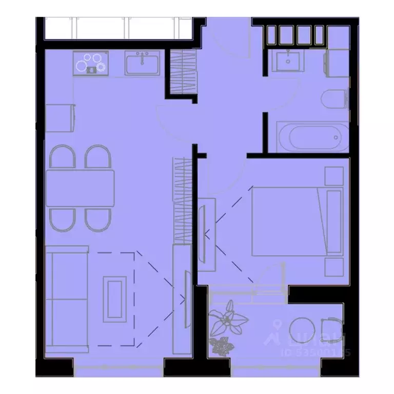 1-к кв. Приморский край, Уссурийск Кленовый парк жилой комплекс (42.1 ... - Фото 1