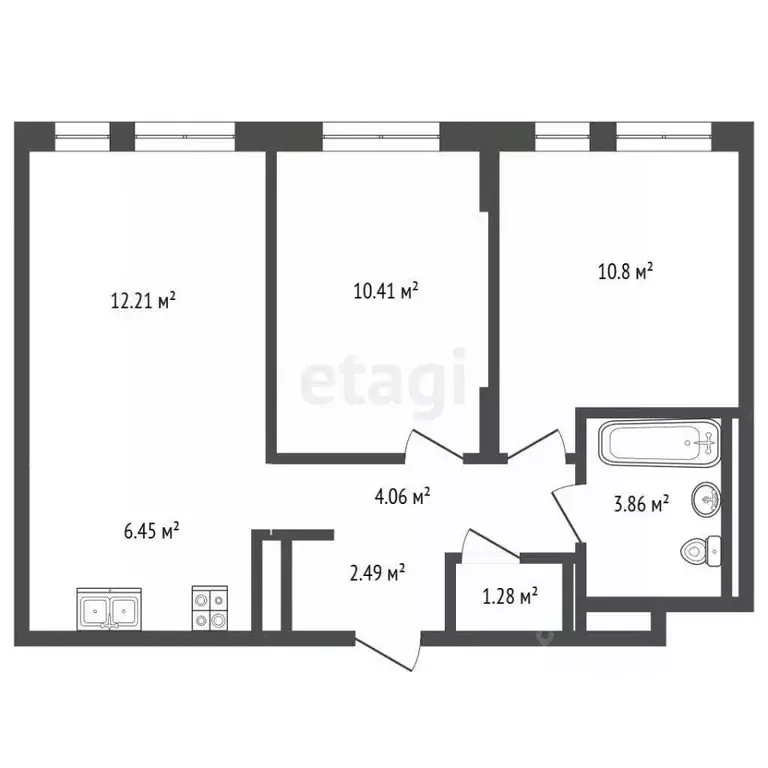2-к кв. Московская область, Химки городской округ, д. Юрлово к1/1 ... - Фото 1
