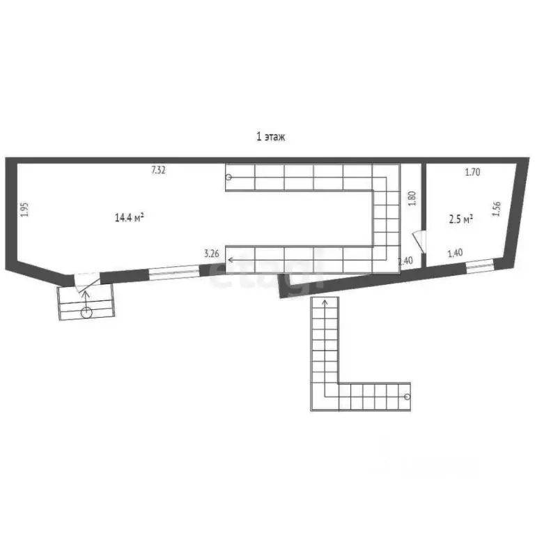 4-к кв. Крым, Ялта ул. Руданского, 5 (75.0 м) - Фото 1