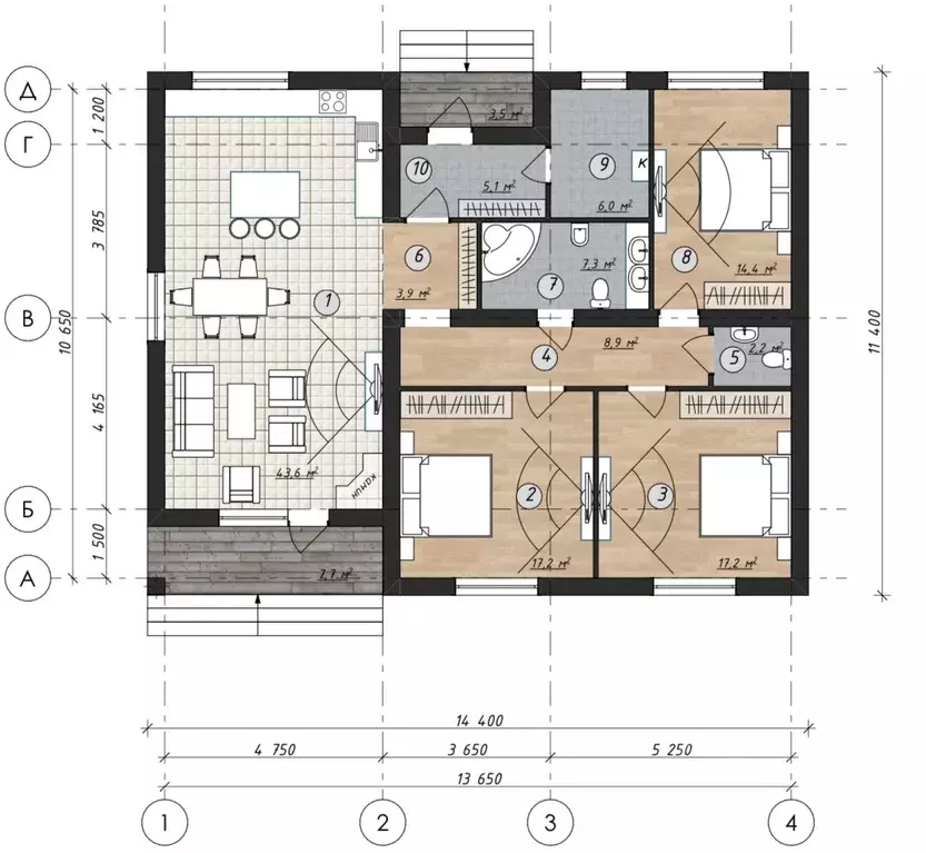 Дом в Владимирская область, Суздальский муниципальный округ, пос. ... - Фото 1