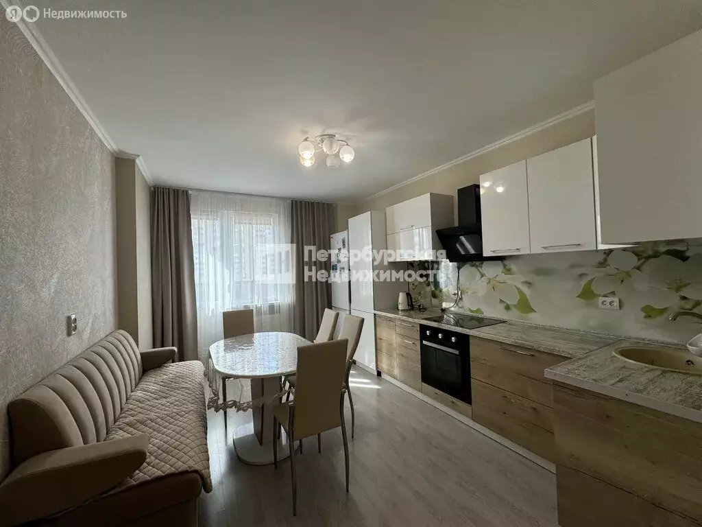 1-комнатная квартира: посёлок Шушары, Новгородский проспект, 4 (34.8 ... - Фото 1