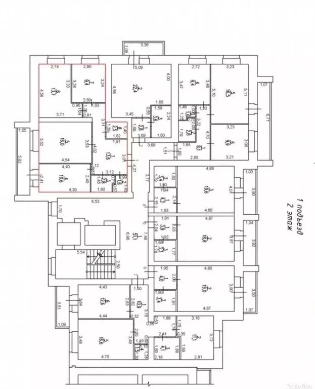 3-к кв. Вологодская область, Вологда ул. Гагарина, 72 (73.3 м) - Фото 1