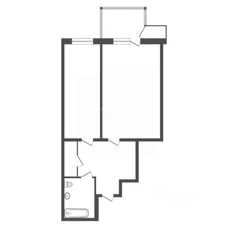 1-к кв. Красноярский край, Красноярск ул. Алексеева, 51 (47.7 м) - Фото 2