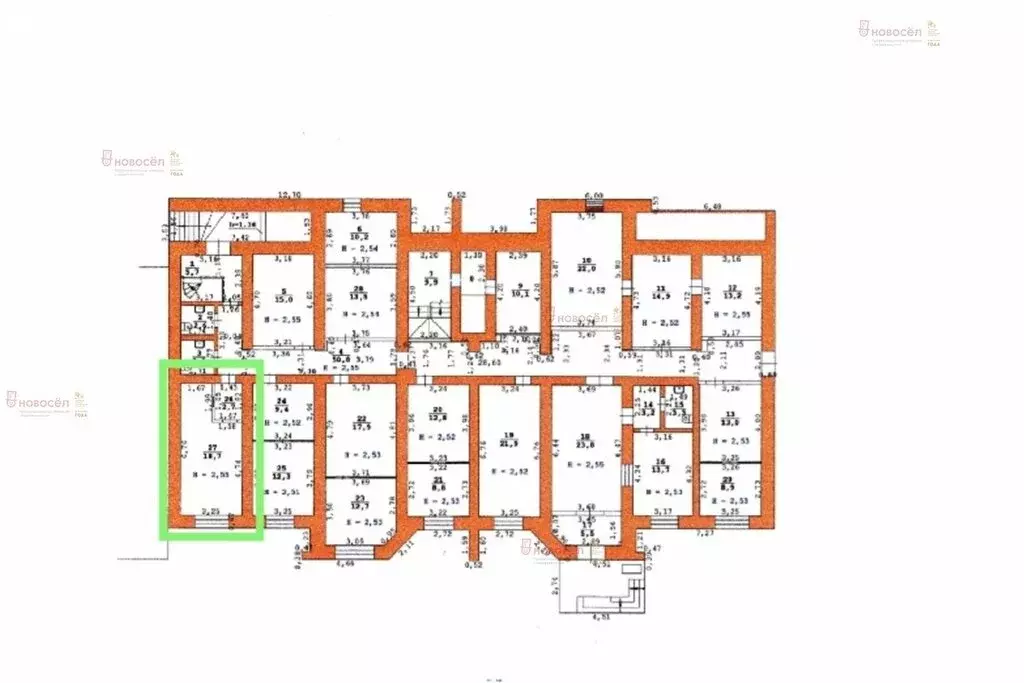 Офис (21.4 м) - Фото 1