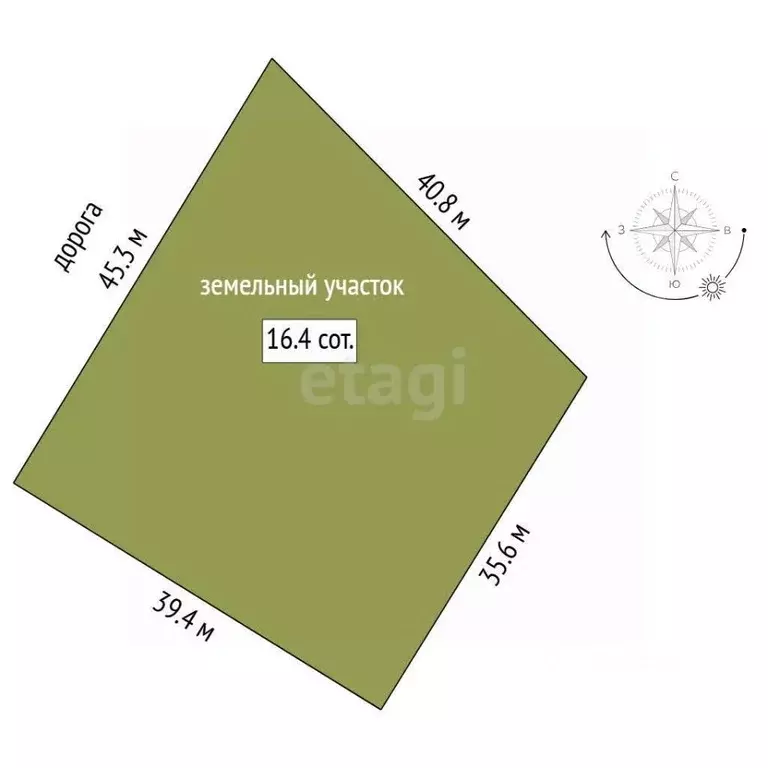 Участок в Тюменская область, Тюменский район, д. Криводанова ул. ... - Фото 1