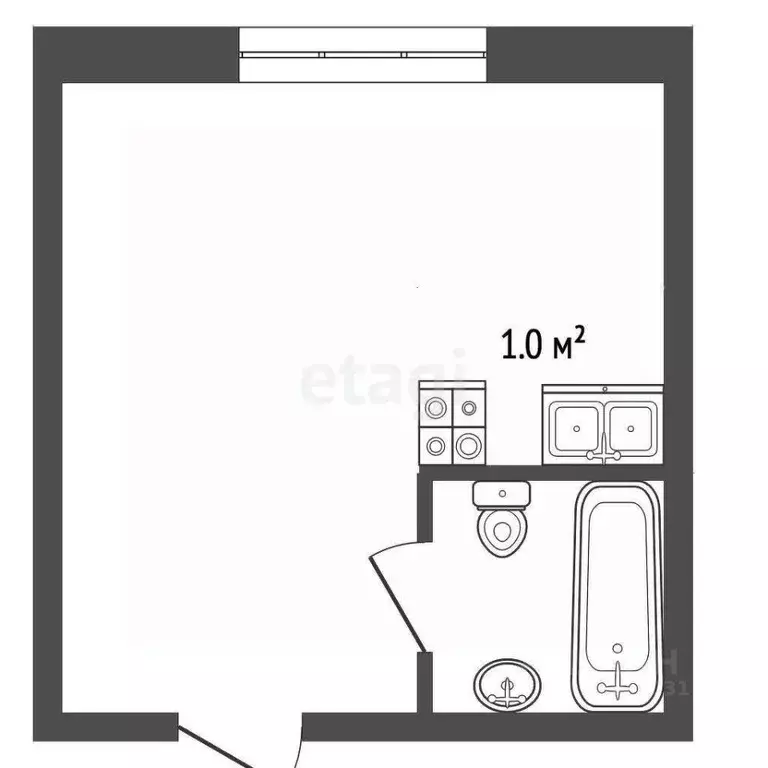Студия Ямало-Ненецкий АО, Муравленко Школьная ул., 9 (22.3 м) - Фото 0