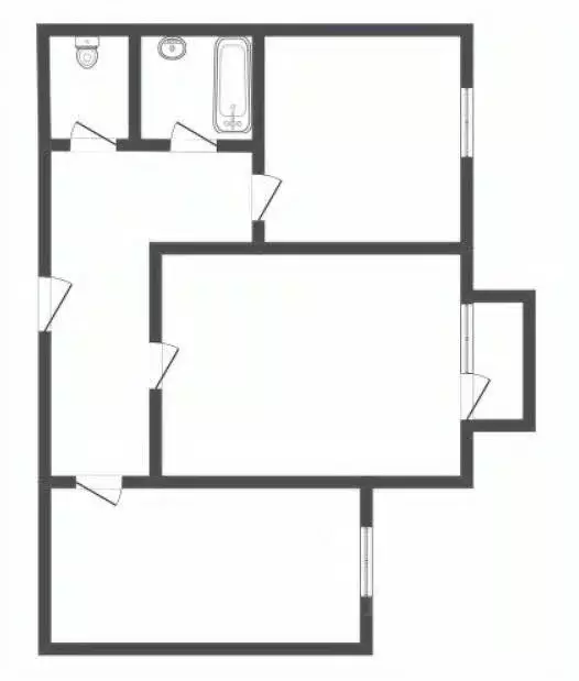 2-к кв. Воронежская область, Борисоглебск Пригородная ул., 50 (45.8 м) - Фото 0