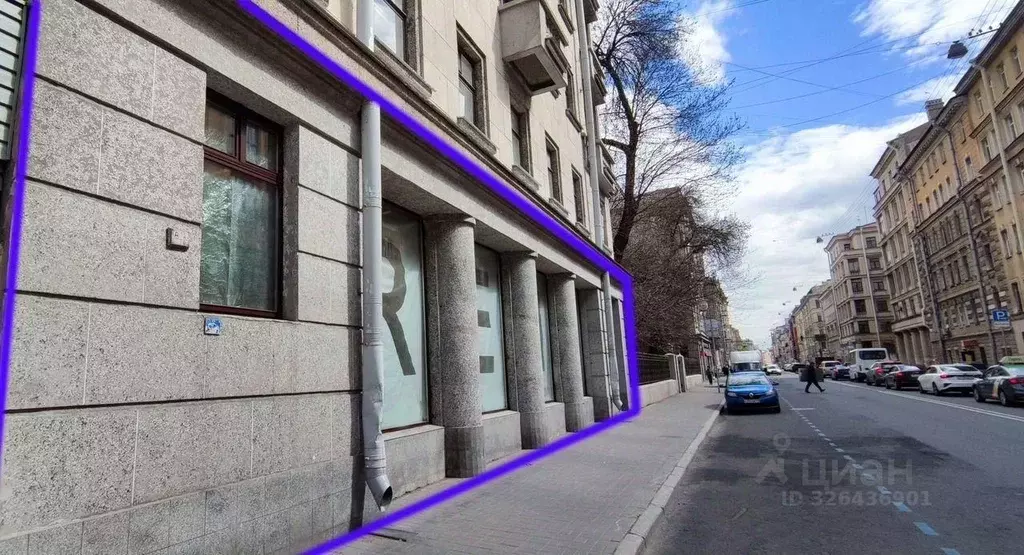 Торговая площадь в Санкт-Петербург 8-я Советская ул., 6-8 (253 м) - Фото 1