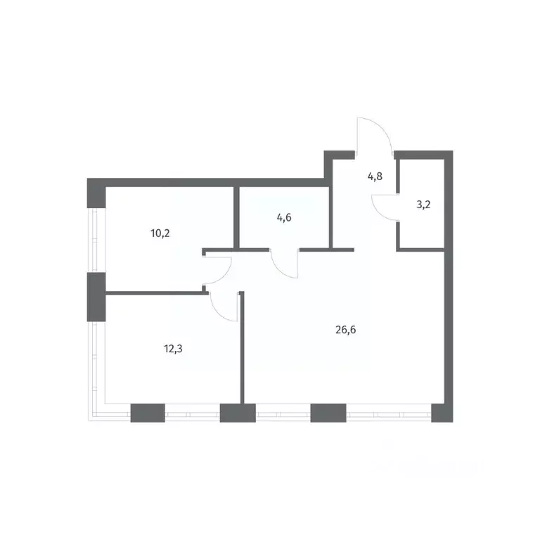 2-к кв. Ленинградская область, Ломоносовский район, Аннинское ... - Фото 1