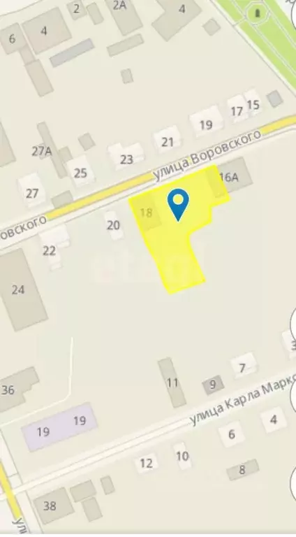 Участок в Владимирская область, Муром ул. Воровского (24.26 сот.) - Фото 1