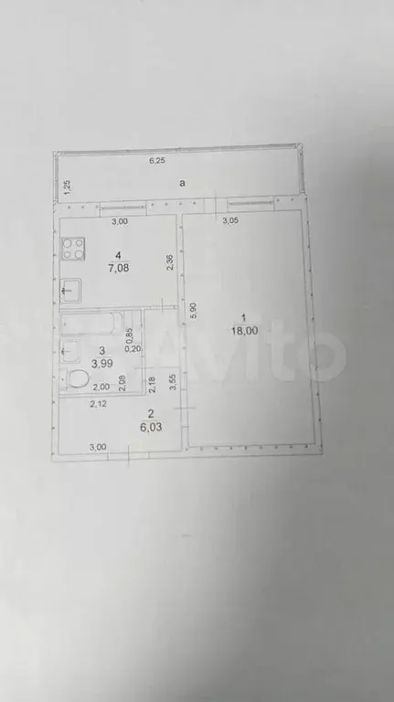 1-к. квартира, 35,1 м, 1/10 эт. - Фото 0