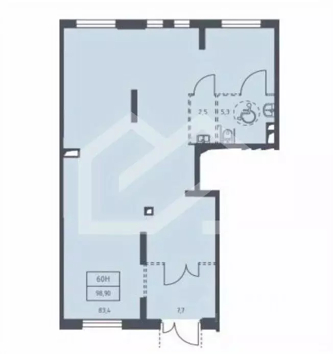 Помещение свободного назначения в Московская область, Мытищи ул. ... - Фото 1