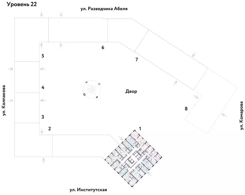 Студия Московская область, Мытищи Страна.Парковая жилой комплекс ... - Фото 2