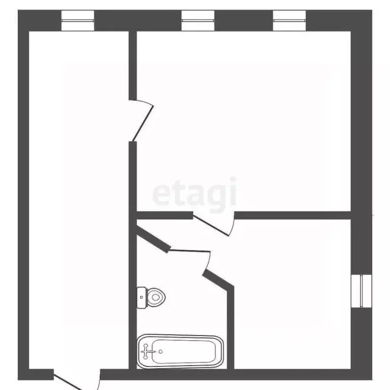 1-к кв. Тамбовская область, Тамбов Носовская ул., 11 (18.8 м) - Фото 1