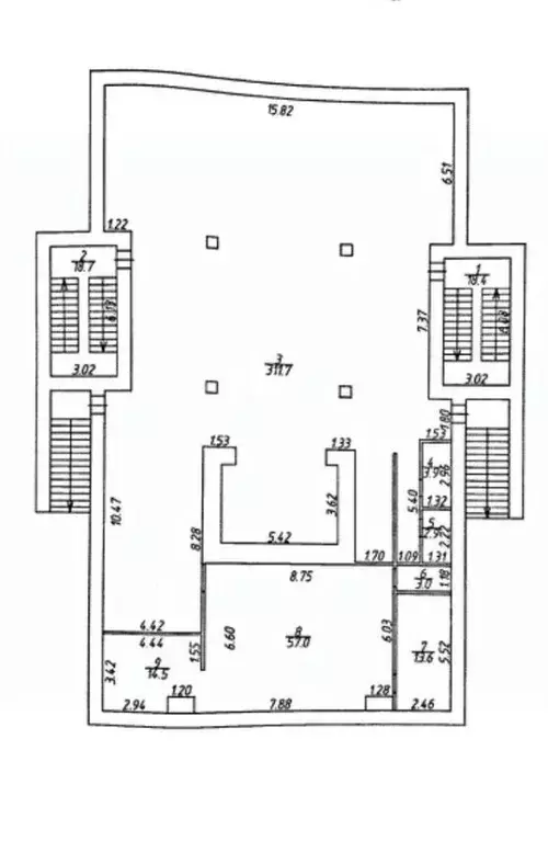 Помещение свободного назначения в Удмуртия, Ижевск Школьная ул., 58А ... - Фото 2