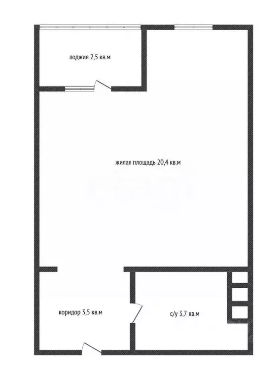 Студия Краснодарский край, Краснодар ул. Адмирала Серебрякова, 3к1 ... - Фото 2