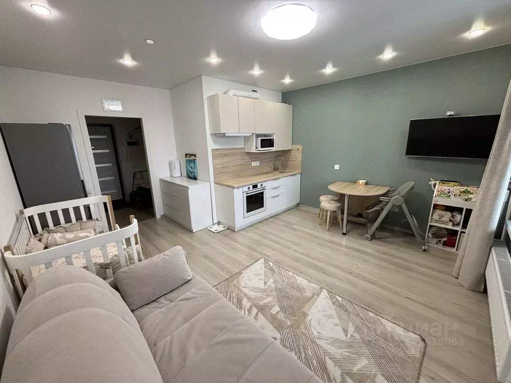 Студия Татарстан, Казань ул. Родины, 26Б (30.5 м) - Фото 1