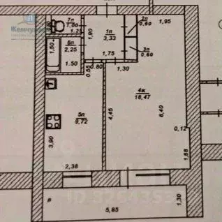 1-к кв. Ульяновская область, Димитровград ул. Королева, 12 (36.0 м) - Фото 1