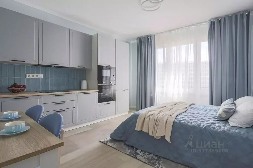 Студия Москва ул. Берзарина, 32А (31.0 м) - Фото 0