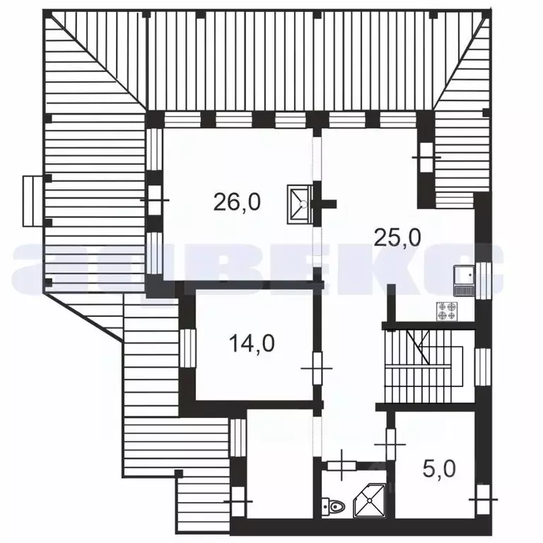 Дом в Ленинградская область, Выборгский район, Рощинское городское ... - Фото 2