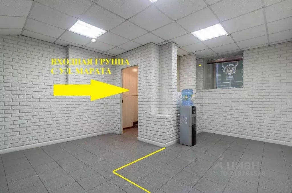 Торговая площадь в Санкт-Петербург ул. Марата, 77 (10 м) - Фото 1
