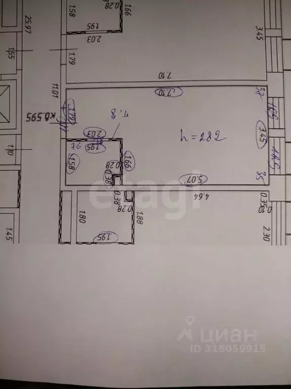 Студия Москва Газгольдерная ул., 10 (25.0 м) - Фото 1