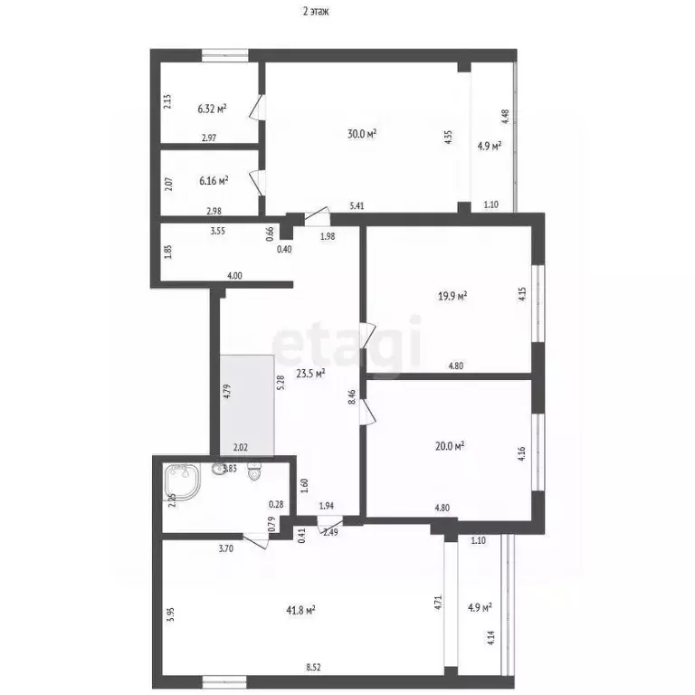 4-к кв. Ханты-Мансийский АО, Ханты-Мансийск ул. Доронина, 6 (332.0 м) - Фото 2