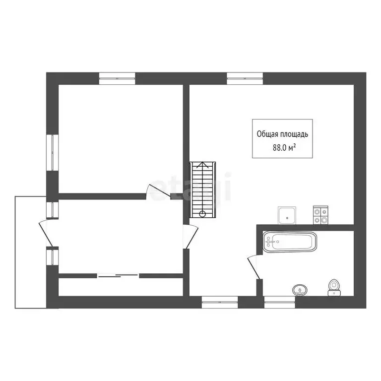 Дом в Новосибирский район, Станционный сельсовет, посёлок Ленинский ... - Фото 2