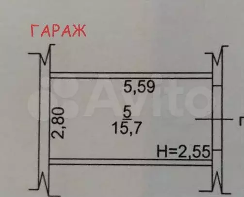 1-к. квартира, 34 м, 1/3 эт. - Фото 0