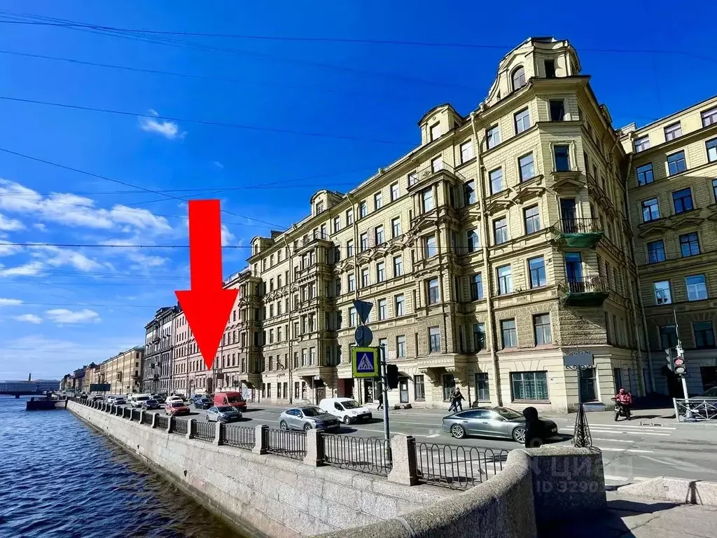 Помещение свободного назначения в Санкт-Петербург наб. Реки Фонтанки, ... - Фото 1