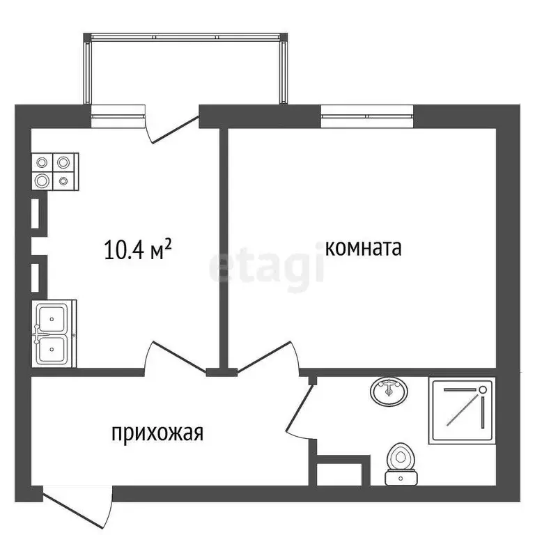 1-комнатная квартира: Калининград, улица Володарского, 4Д (36.8 м) - Фото 0