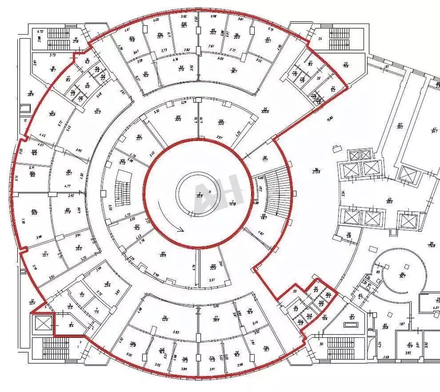 Офис в Москва Тестовская ул., 8 (4683 м) - Фото 2