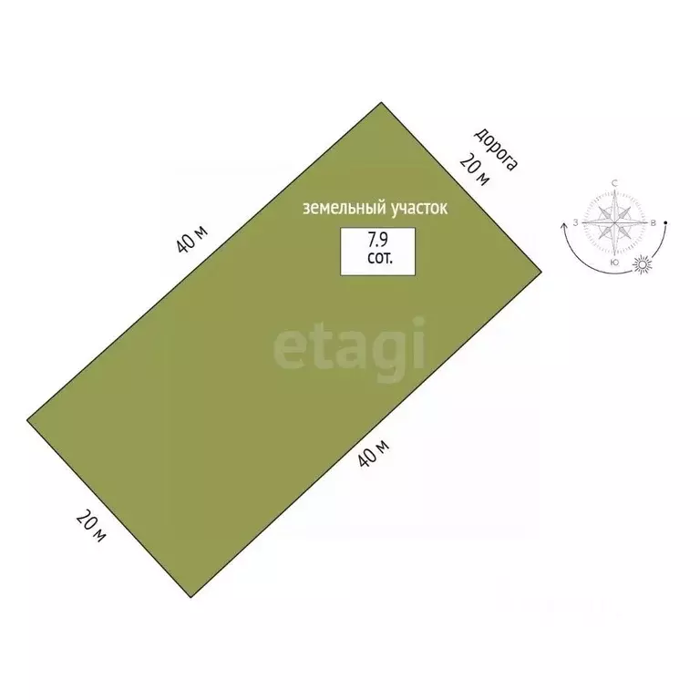 Участок в Хабаровский край, Хабаровский район, с. Корсаково-1  (7.9 ... - Фото 2