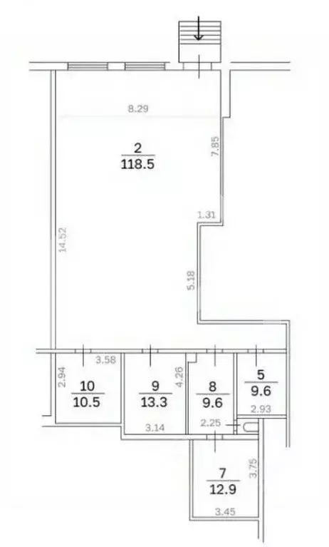 Помещение свободного назначения в Москва Жулебинский бул., 14 (174 м) - Фото 2