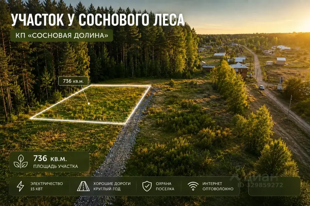 Участок в Ленинградская область, Выборгский район, Приморское ... - Фото 1