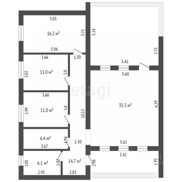 Дом в Башкортостан, Стерлитамакский район, Красноярский сельсовет, с. ... - Фото 1